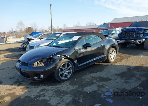 2007 Mitsubishi Eclipse Spyder Gt z USA, uszkodzony, nr VIN 4A3AL35T97E010746